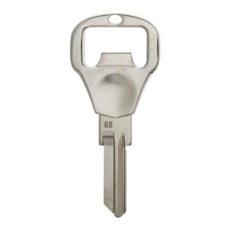 Hillman Hillman 5932066 Bottle Opener Key House & Padlock Universal Key Blank for Double Sided - Case of 4 5932066